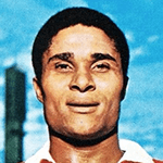Picture of Eusebio Ferreira da Silva,  Top euro soccer scorer 1968 and 1973