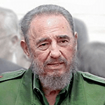 Picture of Fidel Castro, Dictator of Cuba for almost fifty years