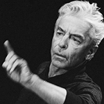 Picture of Herbert von Karajan,  General music director of Europe