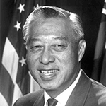 Picture of Hiram Fong,  US Senator from Hawaii, 1959-77
