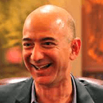 Picture of Jeff Bezos, Founder and chief executive officer of Amazon.com,