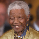 Picture of Nelson Mandela, He was the country's first black head of state