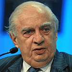 Picture of Peter Sutherland,  First Director General of the WTO