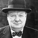Picture of Winston Churchill, WWII Prime Minister of England