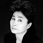Picture of Yoko Ono,  Impenetrable musician, wife of John Lennon