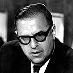 Picture of Abba Eban,  Foreign Minister of Israel, 1966-74