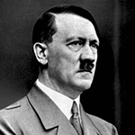 Picture of Adolf Hitler, he initiated World War II in Europe