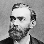 Picture of Alfred Nobel,  Dynamite inventor, established Nobel Prize