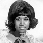 Picture of Aretha Franklin, her signature song R-E-S-P-E-C-T