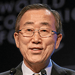 Picture of Ban Ki Moon,  UN Secretary General (2007-2016)