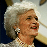 Picture of Barbara Bush,  Wife of US President George H.W. Bush