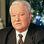 Picture of Boris Yeltsin,  First president of post-Soviet Russia