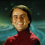 Picture of Carl Sagan,  Popular astronomer, host of Cosmos