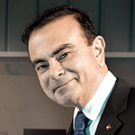 Picture of Carlos Ghosn,  CEO of Nissan and Renault