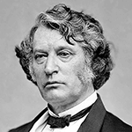 Picture of Charles Sumner,  Anti-slavery Senator from Massachusetts