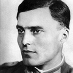 Picture of Claus von Stauffenberg,  Tried to kill Hitler in 1944