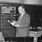 Picture of Clifford G. Shull,  Neutron scattering technique