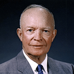 Picture of Dwight D. Eisenhower,  34th US President, 1953-61
