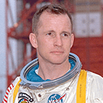 Picture of Ed White,  First American to walk in space