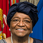Picture of Ellen Johnson Sirleaf,  President of Liberia (2006-2018)