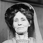 Picture of Emmeline Pankhurst,  Militant suffragette