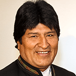 Picture of Evo Morales,  President of Bolivia