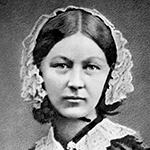 Picture of Florence Nightingale,  Established nursing as a profession