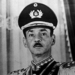Picture of Hugo Banzer,  Dictator, then President, of Bolivia