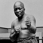 Picture of Jack Johnson,  First black heavyweight champion (1908–1915)