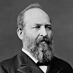 Picture of James Garfield,  20th US President, 1881