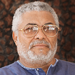 Picture of Jerry Rawlings, Head of State of Ghana 1981-93, President of Ghana 1993-2001