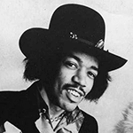 Picture of Jimi Hendrix, hit  Purple Haze, album Electric Ladyland 