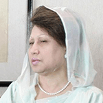 Picture of Khaleda Zia,  Twice Prime Minister of Bangladesh (1991-1996) and (2001-2006)