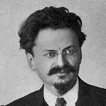 Picture of Leon Trotsky,  Bolshevik exile, murdered by Stalin