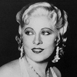 Picture of Mae West,  Go up and see her sometime