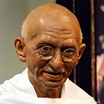 Picture of Mahatma Gandhi,  Proselytizer of nonviolence