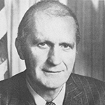 Picture of Malcolm Baldrige,  US Secretary of Commerce 1981-87