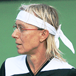 Picture of Martina Navratilova,  Nine-time Wimbledon winner