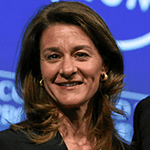 Picture of Melinda Gates,  Married to Bill Gates
