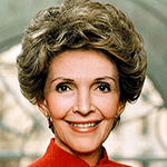 Picture of Nancy Reagan,  Wife of US President Reagan