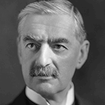 Picture of Neville Chamberlain,  foreign policy of appeasement, Munich Agreement 1938