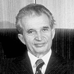 Picture of Nicolae Ceausescu,  Dictator of Romania