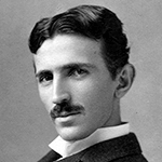 Picture of Nikola Tesla,  Invented alternating current
