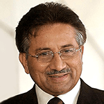 Picture of Pervez Musharraf,  President of Pakistan, 2001-08