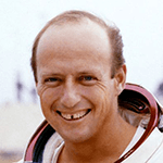 Picture of Pete Conrad,  Apollo 12 mission commander, 3rd on moon