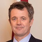 Picture of Prince Frederik,  Heir to the throne of Denmark