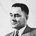 Picture of Ralph Bunche,  UN Mediator in Palestine 1948