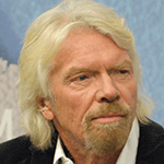 Picture of Richard Branson,  Founder of Virgin chain