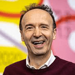 Picture of Roberto Benigni,  Life Is Beautiful (1997), one-man show TuttoDante