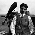 Picture of Roland Garros aviator, one of the earliest fighter pilots during World War I.